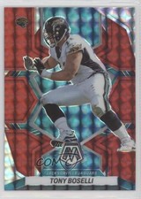 2022 Panini Mosaic Red Mosaic Prizm Tony Boselli #247 0q0m
