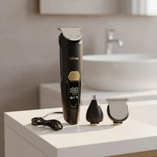 3-in-1 Men's Grooming Kit - Waterproof Electric Shaver & Trimmer