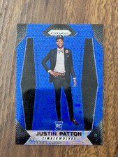 Justin Patton 2017-18 Panini Prizm Prizms Fast Break Blue #/175 Rookie #85