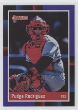 2022 Panini Donruss Retro 1988 Variation Holo Purple Ivan Rodriguez #276 HOF 6ki