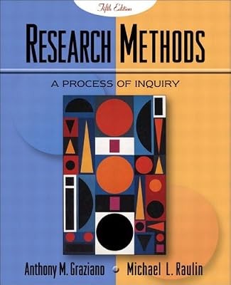 Research Methods: A Process of Inquiry (with Student Tutorial CD-ROM), Graziano,