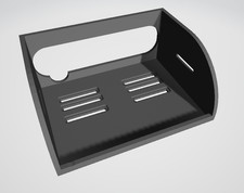 Under cabinet / shelf for Uniden SDS200 Radio Scanner 3D printed