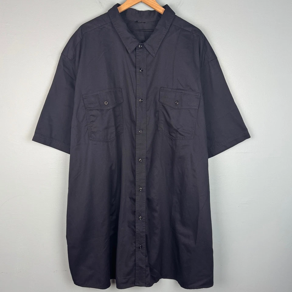 Camisa de manga corta con botones 5.11 Tactical Company para hombre 5XL algodón azul marino Foto 2 de 4