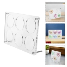 Trading Cards Display Stand: Acrylic Display Frame For 65mm/2.56" Baseball