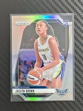2024-25 Panini Prizm WNBA Jaelyn Brown #31 RC Silver Prizm Dallas Wings