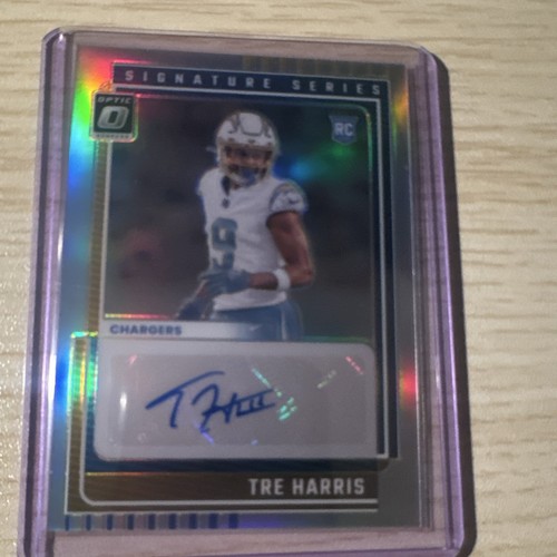 Panini 2025 Donruss Optic Tre Harris Chargers Signature Series Holo RC Auto