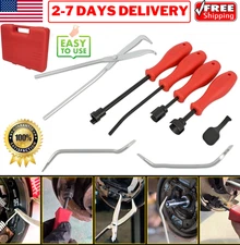Drum Brake Service Tool Kit Spring Compressor Adjusting Install Plier Spoon Set