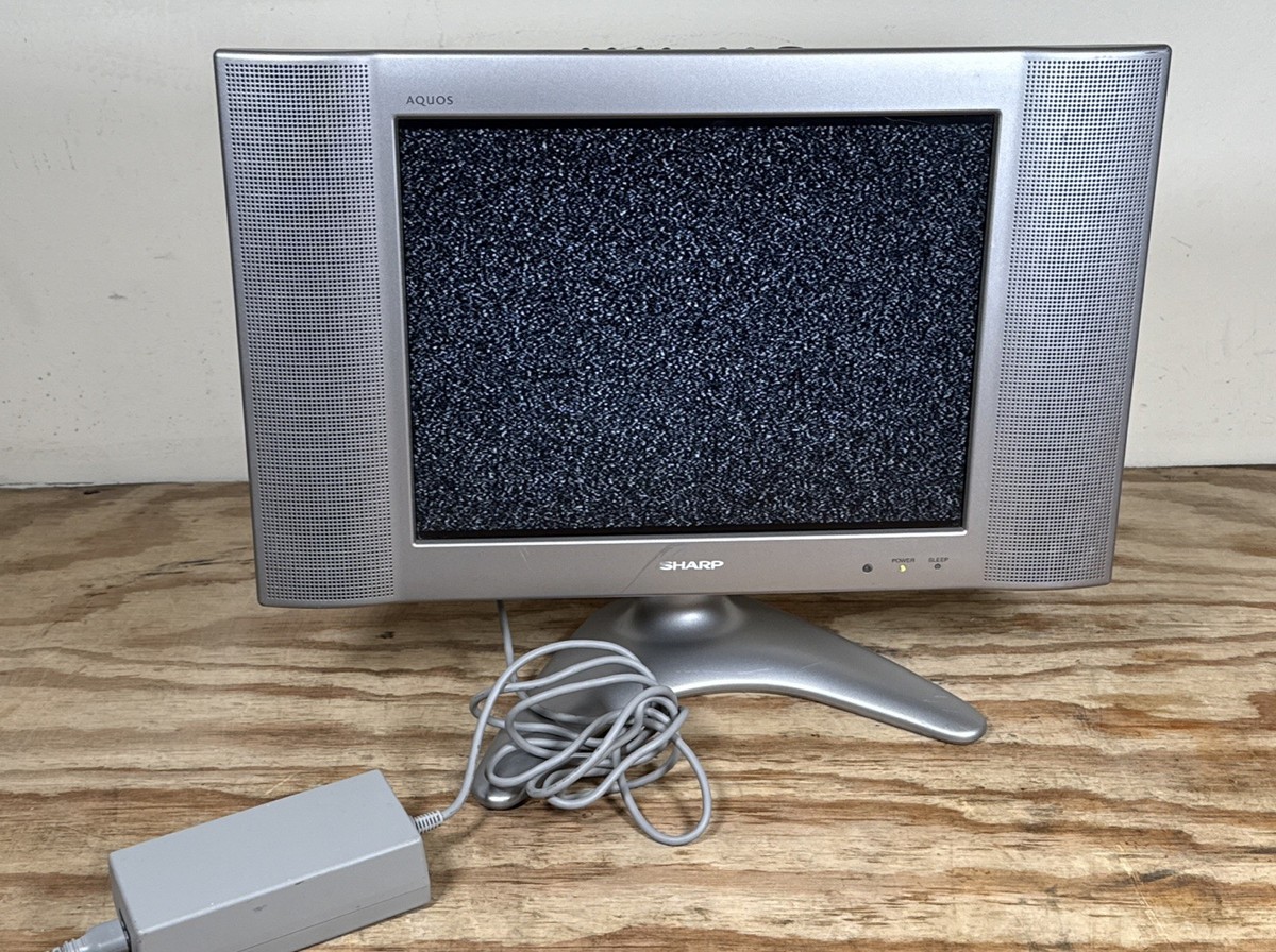 Sharp 15” Color TV Television Aquos Model LC-15B2UA Vintage Retro