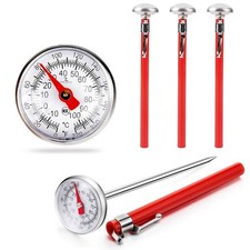 3Pack Immediate Read High Precision Food Thermometer 1 inch Staineless Dial Pock