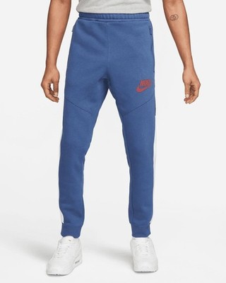  Track Pants Hose HERREN Nike Blau Sportswear NSW HYBRID Fleece JOGGER BB 