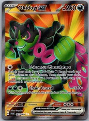 Okidogi ex 082/064 Shrouded Fable Ultra Rare Full Art Holo