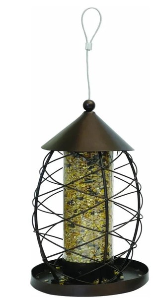 Farol Comedero Pájaros Rosewood Marrón