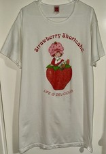 Strawberry Shortcake Women Graphic T Sleepshirt Vintage Cottagecore One Size