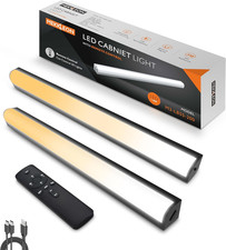Under Cabinet Lights Remote Control,2 Pack Magnetic Dimmable Closet Lights,Usb R