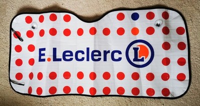 Tour de France Windschutzscheibe Sonnenschutz E.Leclerc Bergtrikot Rote Punkte