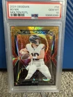 2024 Obsidian Molten FOTL /14 Bo Nix RC PSA 10