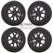 17" Jeep Cherokee Gloss Black Wheels Rims & Tires OEM 2014-2019 9130