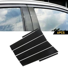 6X Black Pillar Post For 2011-2021 Dodge Charger Door Trim Cover Car Accessories