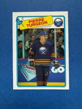 Pierre Turgeon RC HOF 1988-89 O-PEE-CEE OPC NHL Hockey #194 (NM) Buffalo Sabres