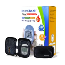 Benecheck PRIME KIT 3 in 1 Meter Kit Glucose Cholesterol Uric Acid Monitor