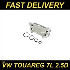 NRF Oil Cooler fits VW TOUAREG 7L 2.5D 03 to 10 070117021D VOLKSWAGEN Quality