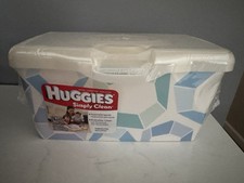 Huggies Simply Clean 72 Wipes, Pop Up Tub, New In Plastic