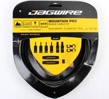 Jagwire Mountain Pro Brake Cable Kit for Bicycle MCK428 Black OPEN PACKAGE