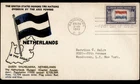 DR WHO 1943 FDC OVERRUN NATIONS WWII PATRIOTIC NETHERLANDS R74704