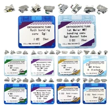 tubos de ortodoncia Orthodontic Molar Tubes Dental Buccal Tube Bracket Roth MBT