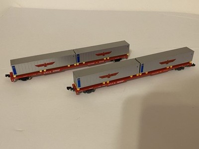 N Scale lot of Con Cor container cars