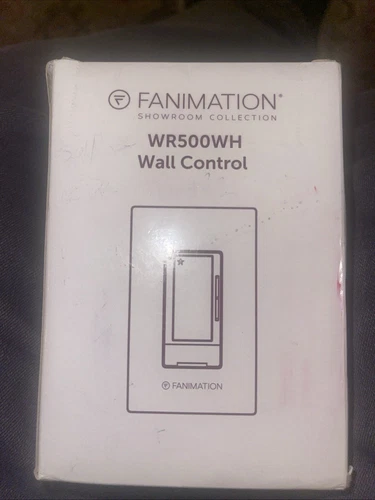 Fanimation WR500 White 3 Speed Fan Wall Control - Includes Receiver - Picture 2 of 2