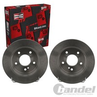 2X Champion Bremsscheiben 258Mm Voll Hinten Passend FüR MERCEDES-BENZ C-KLASSE