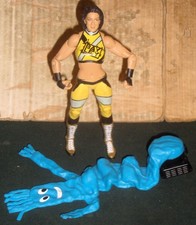 WWE WRESTLING FIGUR MATTEL ELITE BAYLEY MIT TUBE MAN DIVAS