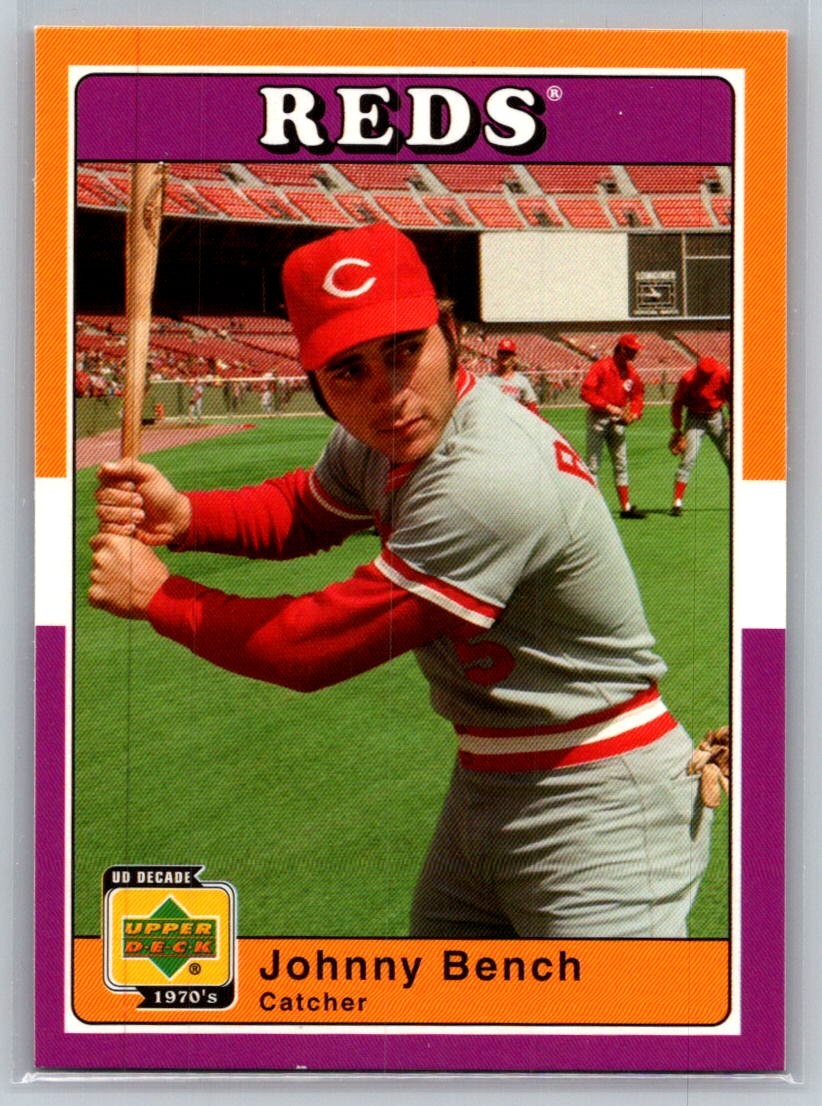 2001 Upper Deck Decade 1970's Baseball #87 Johnny Bench - VG - Cincinnati Reds