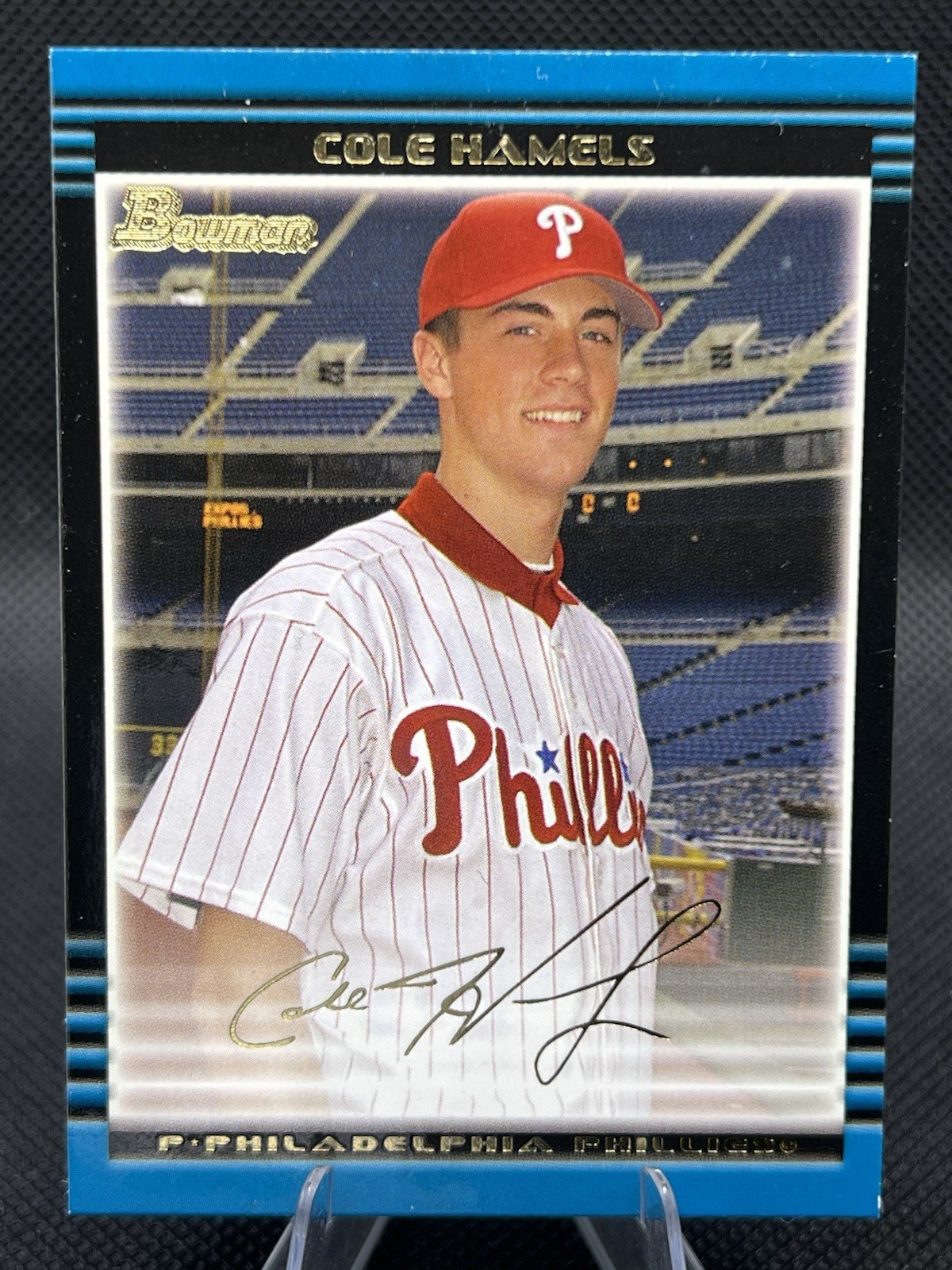 2002 Bowman Draft Picks & Prospects #BDP17 Cole Hamels Gold