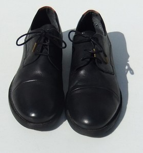 mens black leather lace up shoes