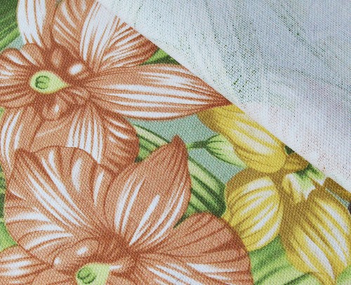 AF213a Colorful Lily on Pale Sage Cotton Canvas Cushion Cover/Pillow Custom Size - Picture 5 of 6