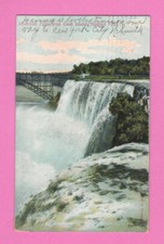 AMERICAN FALLS FROM GOAT ISLAND, NIAGARA FALL...