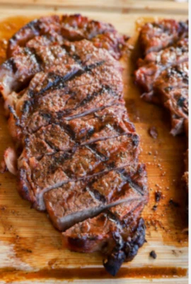 GOURMET Strip Steak Center Cut 1 Inch Tail Certified Angus Beef 12 OZ