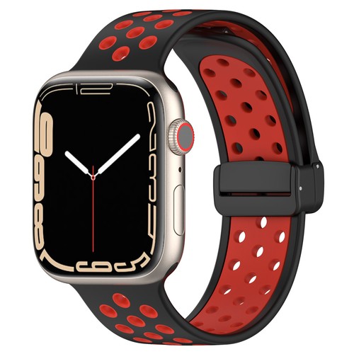 Folding Silicone Strap Band For Apple watch Series 8 7 6 Ultra 49mm Magnetic - Picture 10 of 27