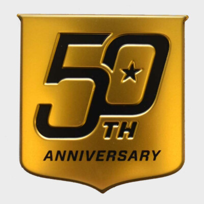 MasterCraft Boat Raised Emblem Decal 750239 | 50th Anniversary Shield Sticker