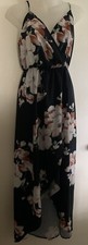 Shein Strappy High/Low Summer Dress Floral Size M