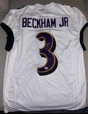 Autographed Odell Beckham Jr. Baltimore Ravens Jersey Beckett Certified 