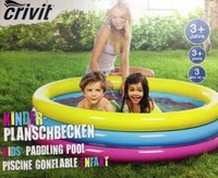Kinder Planschbecken Pool Badespaß Aufblasbarer Boden Schwimmbecken