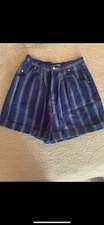  SOSTANZA 80s 90s retro vintage festival rave rock grunge striped shorts 10 