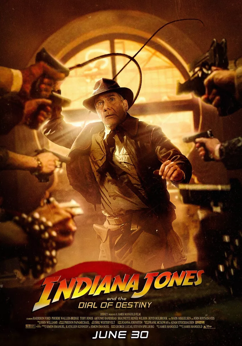 Indiana Jones and the Dial of Destiny Poster /50x70 cm/24x36 in/27x40 in/  #185,  in 2023