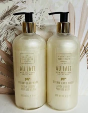 2- Pack Au Lait ~ Milk & Honey Moisturizing Hand Wash 17.5 fl oz Each