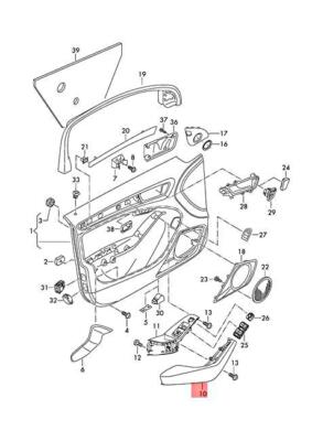 NEW AUDI Q5 8RB ARMREST BLACK 8R286717324A ORIGINAL NO IMPORT DUTIES TO  
