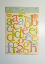 Brenda Walton Towering Type Cardstock Alphabet Stickers