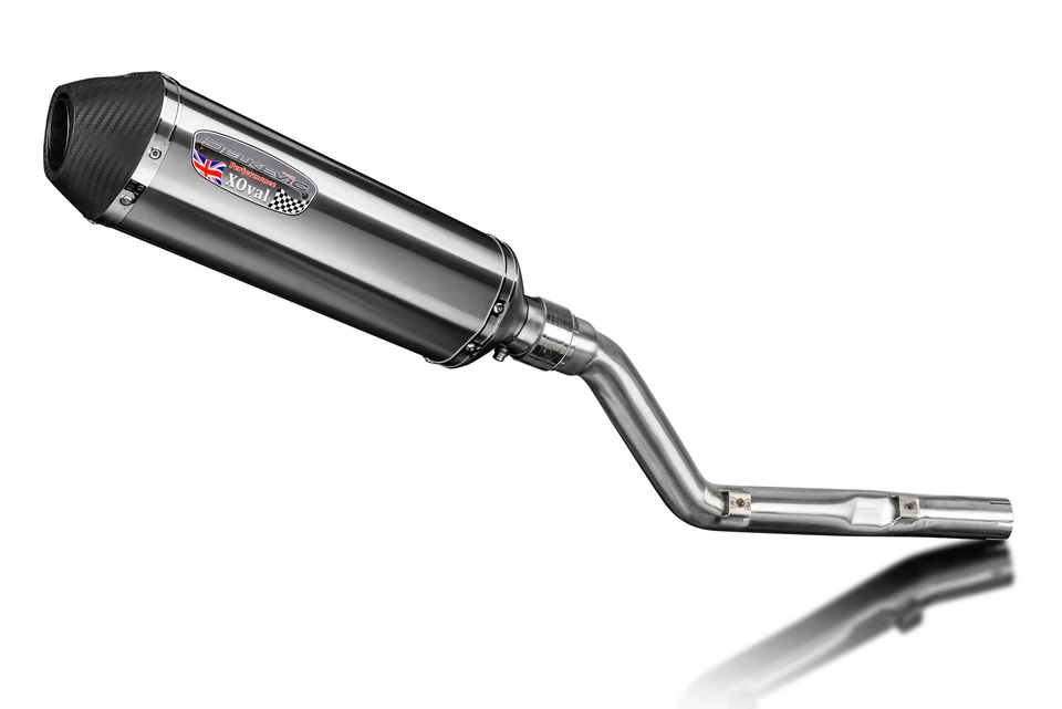 Silenciador de escape de acero inoxidable X-Oval 13,5" para Suzuki DRZ400E DR-Z400E 2000-2009 Foto 2 de 4